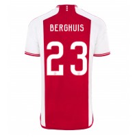 Pánský Fotbalový dres Ajax Steven Berghuis #23 2023-24 Domácí Krátký Rukáv